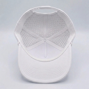 Gorra de golf personalizada de alto rendimiento con perforaciones láser, parche de goma 3D, etiqueta privada OEM, panel frontal deportivo para playa - Product Image 4