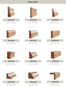 Moulures en bois de peuplier massif au design moderne, prix de gros, taille personnalisée, moulures décoratives écologiques - Product Image 3