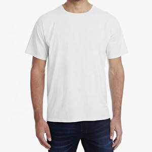 T-shirt décontracté pour homme en coton 100% 150 GSM, personnalisable avec votre logo, design uni, vente chaude directe usine - Product Image 3