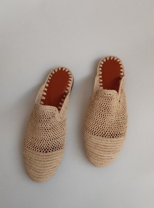 Sandales en raphia naturel, chaussures en raphia pour femmes, mules en raphia faites à la main, sandales d'été, raphia marocain - Product Image 2