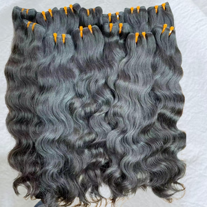 Extensiones de Cabello Humano Personalizables de Donante Único, 100% Sin Procesar, Virgen Remy del Sur de la India, Cabello Natural de Una Sola Capa, Doble Trama a Máquina - Product Image 3