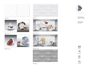 Carreaux muraux en céramique taille 300x600 30x60cm dernière collection de matériaux de construction de qualité carreaux muraux 3d motifs de carreaux muraux colorés - Product Image 2