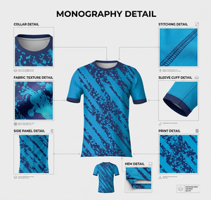 T-shirts de sublimation 100 % polyester jersey 180 grammes vierges pour impression par transfert thermique, sportifs, respirants, écologiques, pour hommes, usage quotidien - Product Image 3