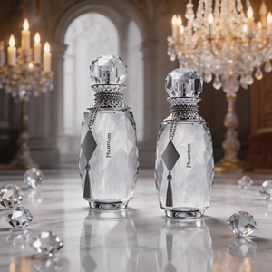 <b>Empty</b> Glass Perfume Bottle With High Quality Unique and Elegant Design Glass Bottle With Perfume Packaging <b>Box</b> - Product Image 1