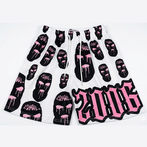 Short de bain imprimé floral pour homme, personnalisé, recyclé, de créateur, avec cordon de serrage, pour la plage et le surf - Product Image 1