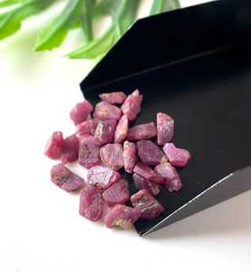 Rubis naturel du Mozambique, pierre brute, corindon rouge, cristal brut, pierre de naissance de juillet, pierre non traitée, fabrication de bijoux, vente en gros - Product Image 2