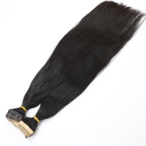 เทปต่อผมมนุษย์สำหรับต่อผมแบบมัดหนังแท้สีดำธรรมชาติจากเวียดนาม - Product Image 4