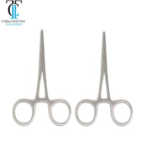 คีมหนีบหลอดเลือดฮัลสเตด โมสกีโต ทำจากเหล็กกล้าไร้สนิม แบบตรงและแบบโค้ง ใช้ซ้ำได้ ฆ่าเชื้อได้ด้วยหม้อนึ่งความดันสูง สำหรับการผ่าตัด - Product Image 4