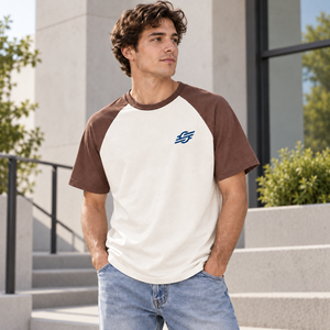 Men's 100% Cotton <b>Raglan</b> <b>Sleeve</b> <b>T</b> <b>Shirt</b> O Neck Short <b>Sleeve</b> Casual Tee Blank Pattern - Product Image 5