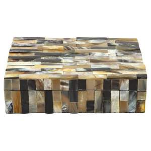 Wholesale Natural Bone Handmade Buffalo Horns Box for Decorative Dry Fruit <b>Storage</b> - Product Image 2