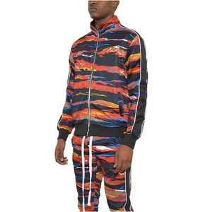 Conjunto Deportivo Personalizado para Hombre, Diseño Slim Fit, Resistente al Viento, con Cierre, Dos Piezas, para Gimnasio, Fitness y Jogging - Product Image 3