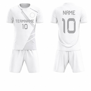 Conjunto de Uniforme de Fútbol de Manga Corta para Entrenamiento de Alto Rendimiento, 100% Poliéster, Ligero y de Secado Rápido - Product Image 5