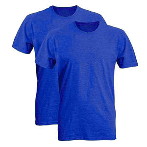 Camiseta de manga corta con cuello redondo para hombre, 100% poliéster, 240g, transpirable, ecológica, con logotipo personalizado e impresión, diseño en blanco. - Product Image 2