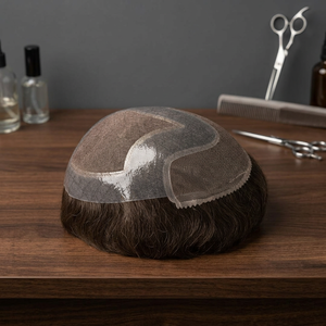 Perruque Taz Hair la plus vendue, de haute qualité, en cheveux humains roux arc-en-ciel chinois, imperméable, écologique, légère, avec dentelle HD - Product Image 3