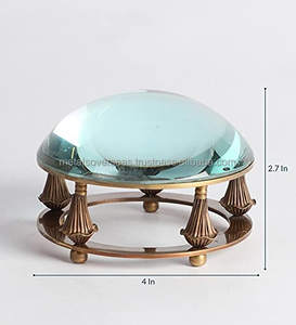 Lupa de Escritorio con Diseño de Mapa Antiguo, de Papel, con Lente Intercambiable de 5X, Lupa Coleccionable para Periódicos - Product Image 2