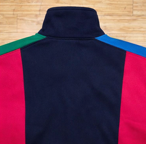 Jogging Streetwear Color Block Unisexe Haute Qualité 100% Coton Impression Personnalisée Coupe-Vent Anti-Transpiration Survêtement Hiver 2-en-1 - Product Image 5