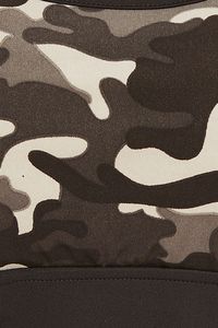Soutien-gorge de sport imprimé camouflage pour femme, col rond, maintien moyen, respirant, idéal pour le fitness et l'entraînement - Product Image 6