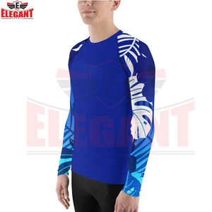Meilleur prix de gros – Rashguard de compression personnalisé en tissu Spandex et Nylon, vêtement de fitness à séchage rapide pour adulte - Product Image 5