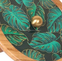 Boîte à chapati en bois, boîte de rangement pour roti en bois faite à la main, boîte à pain de cuisine avec couvercle