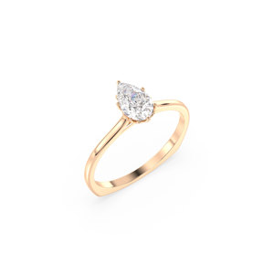 Anillo de compromiso solitario de moissanita con certificado GRA de plata de ley 925, precio de fábrica REYES, para mujer, joyería fina. - Product Image 1