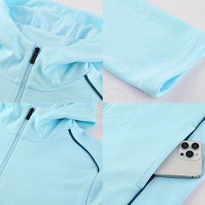 ชุดวอร์มมีฮู้ดซิปสำหรับผู้ชาย ชุดกีฬาลำลอง ระบายอากาศได้ดี เหมาะสำหรับออกกำลังกาย ฟิตเนส วิ่ง และเล่นกีฬา - Product Image 5