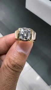 Hot Selling 3.01CT Round Cut Diamond Solitaire <b>Ring</b> For Women's Lab Grown 14K Solid Gold Fine Jewelry Engagement Proposal Gift - Product Image 4