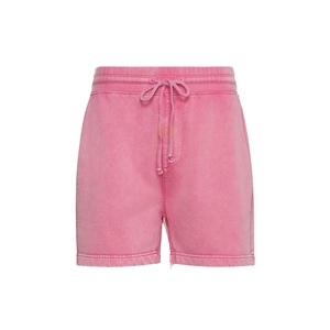 Pantalones cortos lavados con ácido desgastados Vintage de verano para hombres 100% algodón High Street Style Mid Quick Dry Jogging Cordón Baggy Fit - Product Image 4