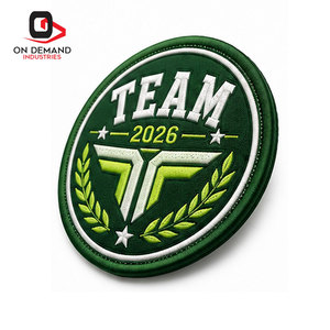 Écussons brodés haute densité personnalisés avec logo d'équipe, base sergé, fil résistant à la décoloration, qualité de vente au détail pour les meilleures ventes - Product Image 3