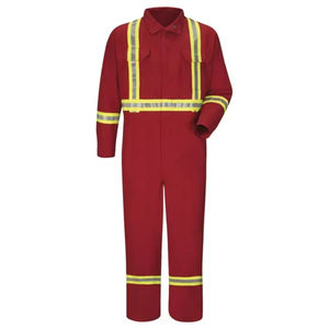 Overol de Seguridad con Luces LED de Alta Visibilidad ANSI/EN ISO Clase 3, Precio de Fábrica OEM, Antibacteriano, Impermeable, Transpirable, de Poliéster, Unisex - Product Image 1