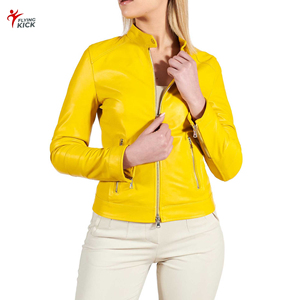 Women's Genuine <b>Sheepskin</b> Full Leather Winter <b>Jackets</b> High Quantity Available Custom Women Latest Design Leather <b>Jacket</b> - Product Image 1