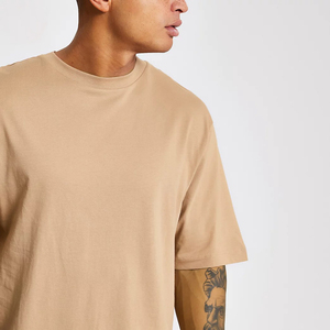 T-shirts surdimensionnés personnalisés avec logo, coupe épaules tombantes, style streetwear, t-shirts vierges surdimensionnés pour hommes - Product Image 6