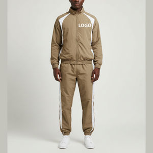 Conjuntos de Sudadera con Capucha de Nylon/Poliéster Hechos a Medida OEM, Estilo Urbano con Paneles de Bloques de Color, Chaqueta Cortavientos Ligera con Logotipo Personalizado - Product Image 3