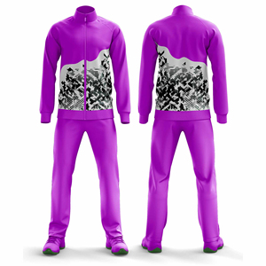 Conjunto de Chándal Personalizado para Entrenamiento de Equipos, Chaqueta Deportiva y Pantalones a Juego, Ropa Deportiva de Alto Rendimiento, Fabricante Mayorista - Product Image 6