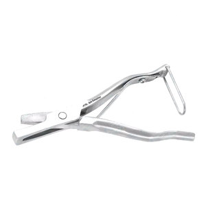 Pinza de identificación para marcar orejas de cerdos, ganado, ovejas y vacas, con troquel en V pequeño de 5/16 pulgadas para cerdos pequeños y lechones. - Product Image 1