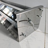 Truelle crantée réglable 500 à 1100mm en dents de scie 10mm x 10mm 12mm x 12mm 15mm x 15mm outil de carrelage Vietnam