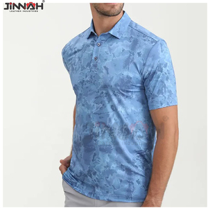 Polo de golf de poliéster para hombre a precio económico, que absorbe la humedad y se seca rápidamente, ideal para un alto rendimiento en el campo. - Product Image 2