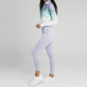 Sweat à capuche pour femme à effet dégradé, coupe courte et oversize, personnalisable à prix avantageux pour les acheteurs en gros, coupe décontractée, design OEM - Product Image 4