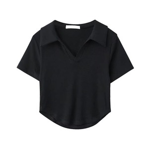 Camiseta de playa de manga corta de punto bordada estilo hip hop para hombre, de secado rápido, color tostado, con diseño de botones, en stock. - Product Image 1