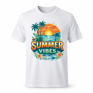 เสื้อโพลีเอสเตอร์สีขาวสั่งทำขายส่งสำหรับผู้ชาย - ผู้ผลิต OEM ขายส่งโดยตรง - Product Image 1