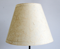 Lampe de chevet en forme de cône de haute qualité, 0,750 kg, en pierre de marbre, en fibre de banane 100% organique, recyclée, faite à la main, avec forme ovale