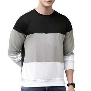 Reasonable Price Solid Color Long Sleeve Sweatshirt Men Premium Quality Men Sweatshirt Now Available For Sale - Product Image 1