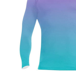 Camisa de Pesca con Capucha de Manga Larga para Hombre, Color Degradado, Protección UV UPF 50, Transpirable, Secado Rápido, Poliéster, Totalmente Personalizable - Product Image 3