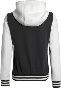 Vestes universitaires d'hiver haut de gamme avec broderie de logo personnalisé, corps en laine, manches en cuir de mouton, manteau de baseball style Letterman pour équipes scolaires - Product Image 6