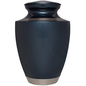 Urna de Metal para Cenizas Humanas Tamaño Adulto - Urna Funeraria de Metal Resistente con Tapa - Florero Conmemorativo Robusto para Entierro en el Cementerio - Product Image 6