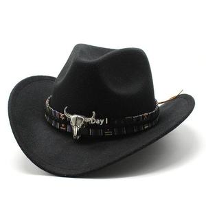 Chapeaux Fedora en feutre de laine unisexe personnalisés en gros, colorés, classiques, style jazz, à large bord, pour femme, avec logo - Product Image 2