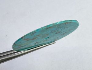 Composite turquoise Watch Dial : 31.50 mm Round One Sided Polished Watch <b>Face</b> - Product Image 6