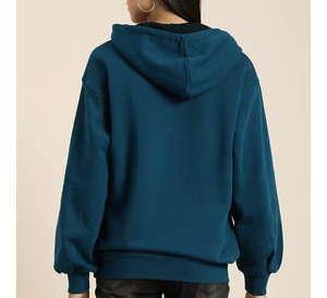 Sweat-shirt Homme Décontracté Uni à Manches Longues Coupe Ample Oversize en Polaire 100% Coton Respirant Séchage Rapide Automne - Product Image 4