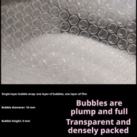 Rouleaux de film à bulles d'air grand format 50cm 100m - Bulles d'air robustes pour l'emballage et le déménagement