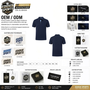 Chemises imprimées en polyester/coton pour hommes avec poche anti-plis et manches courtes, polos pour hommes - Product Image 4