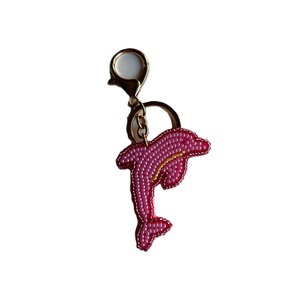 Trendy Cartoon Woven Seed Beads Embroidery Coin Holder Keychain Handmade Color Changing Gift - Product Image 6